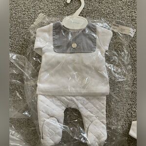 Laranjinha Cotton 2 Piece Babygrow